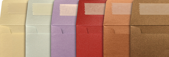 Pearlescent Coloured Envelopes